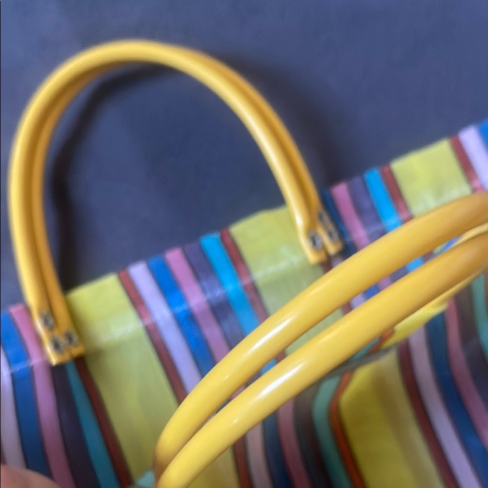 Colorful Striped Tote Bag - Picture 3 of 4